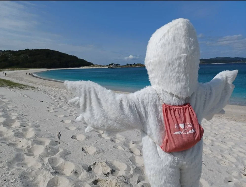 Mochila com cordão EU❤️CIES - Imagem 2